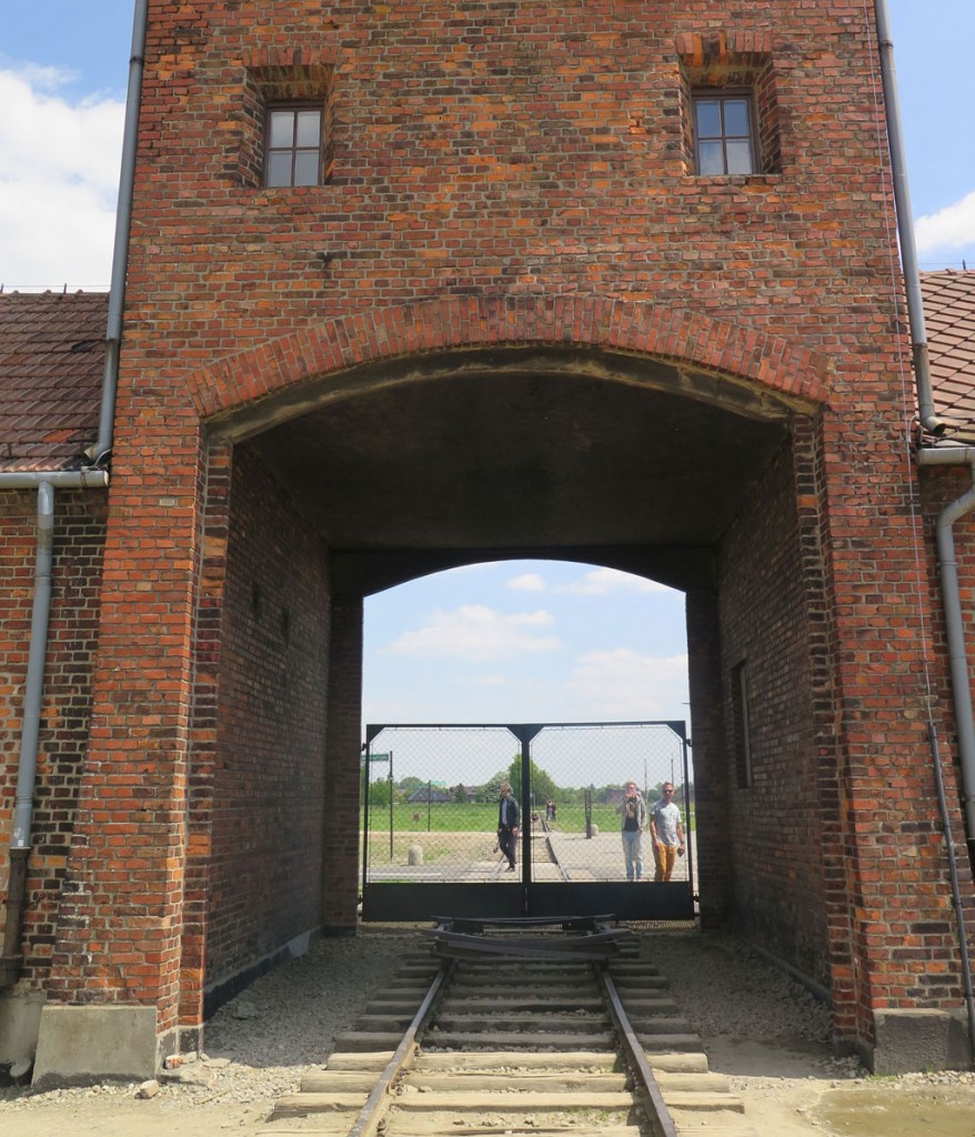 Auschwitz II (Birkenau) - Main rail entrance