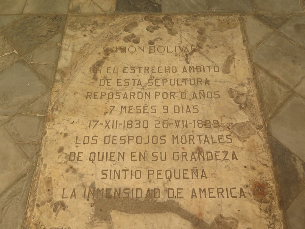 Simon Bolívar's first grave, Santa Marta