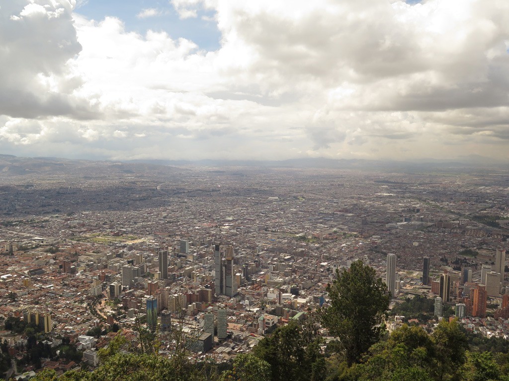 Views from Montserrate, Bogotá